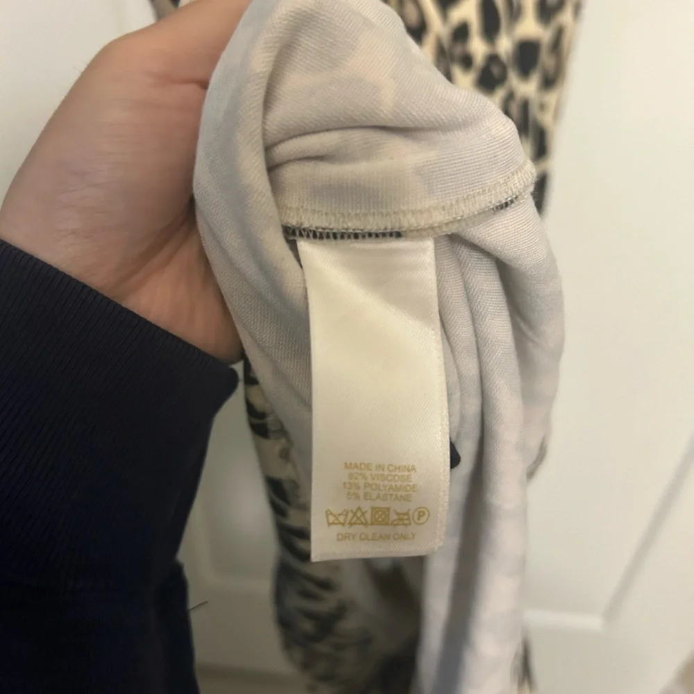 Kate Spade Leopard Print Ponte Waisted Dress